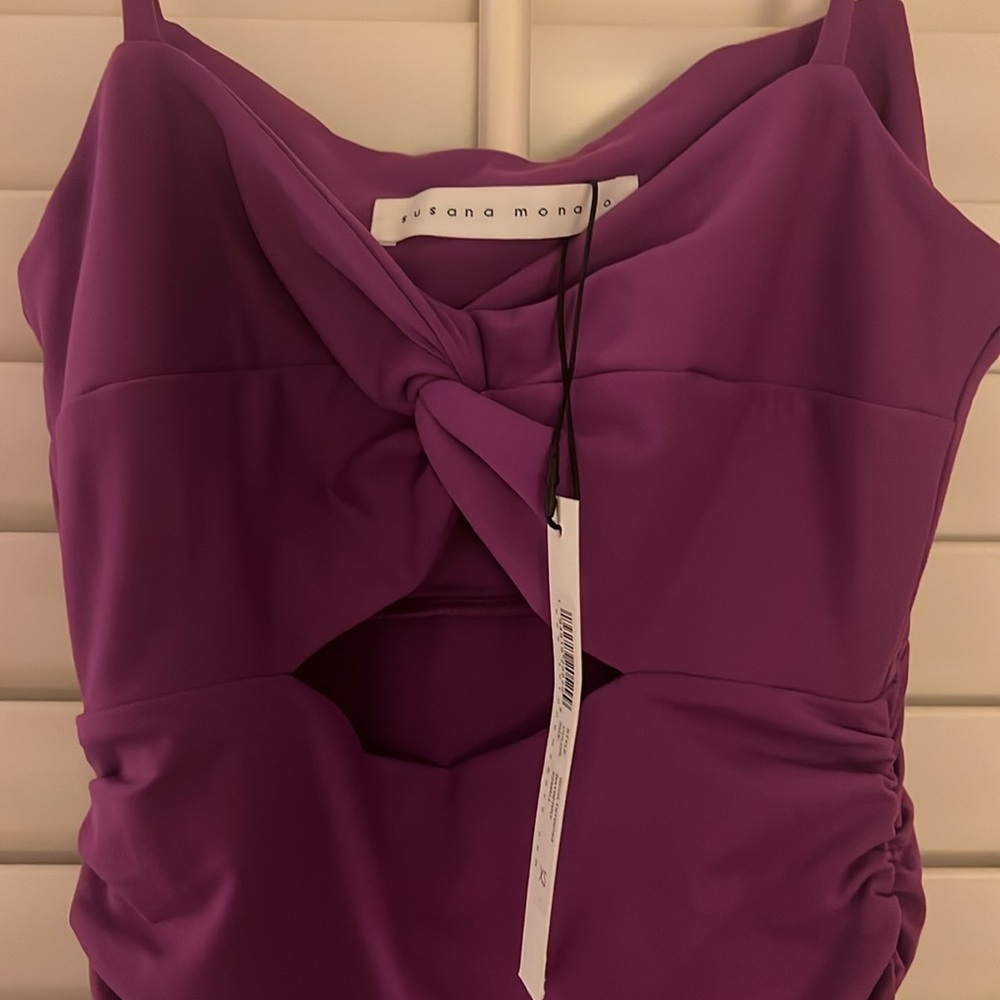 NWT Susana Monaco Twist Front Top XS - Picture 2 of 4